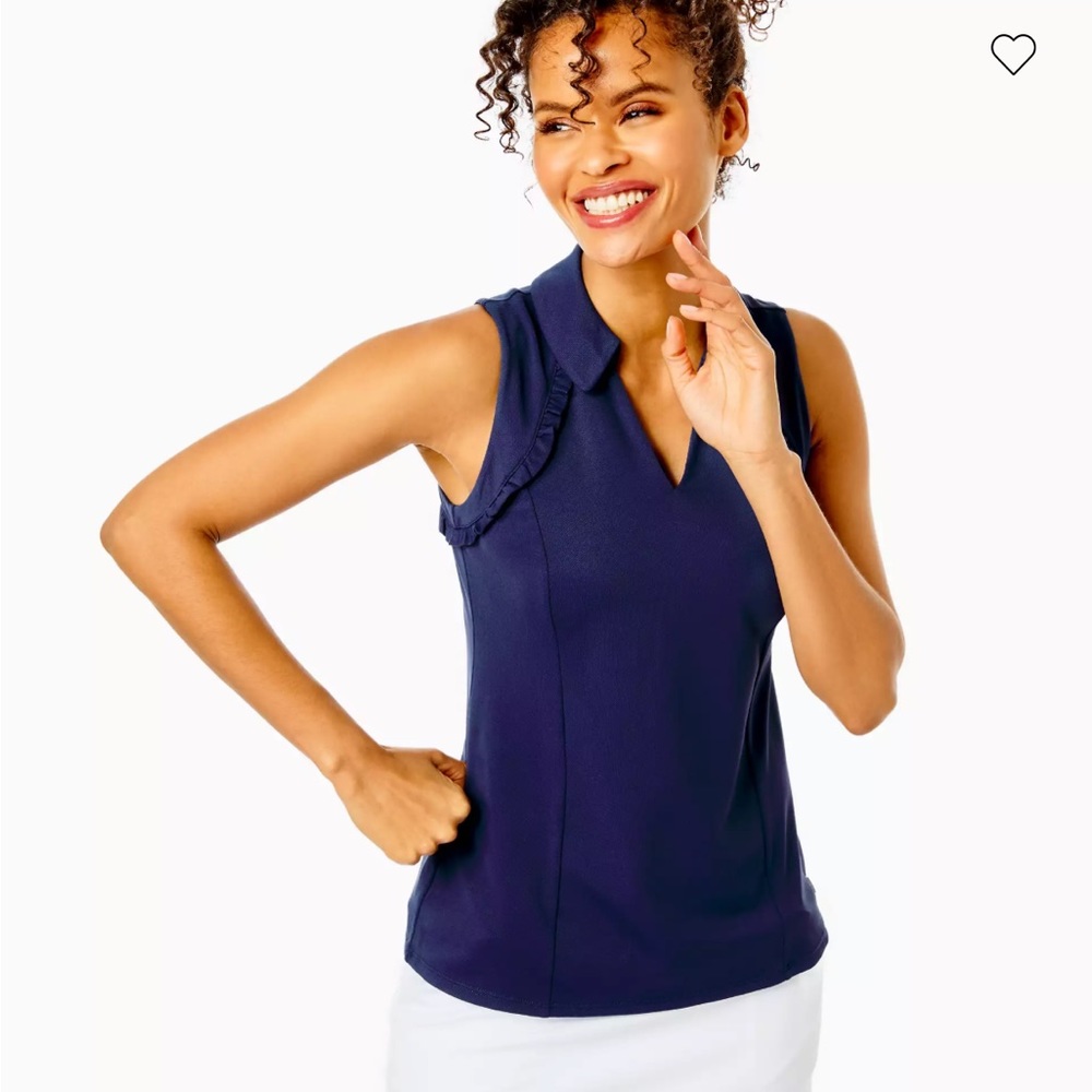 Lily Pulitzer luxletic polo top